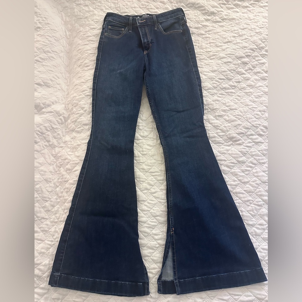 Hollister Co. Women's Navy and Blue Jeans